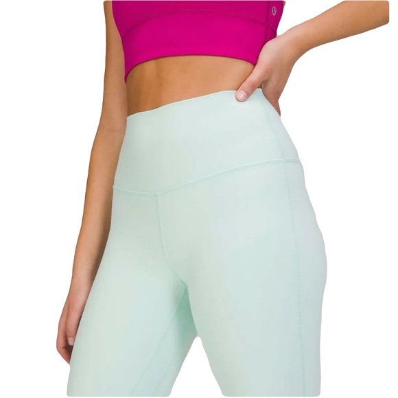 Lululemon align high rise 28" pant leggings delicate mint green nulu 10 - Picture 5 of 15